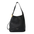 Louis Vuitton Grained Calfskin Low Key Hobo PM Black