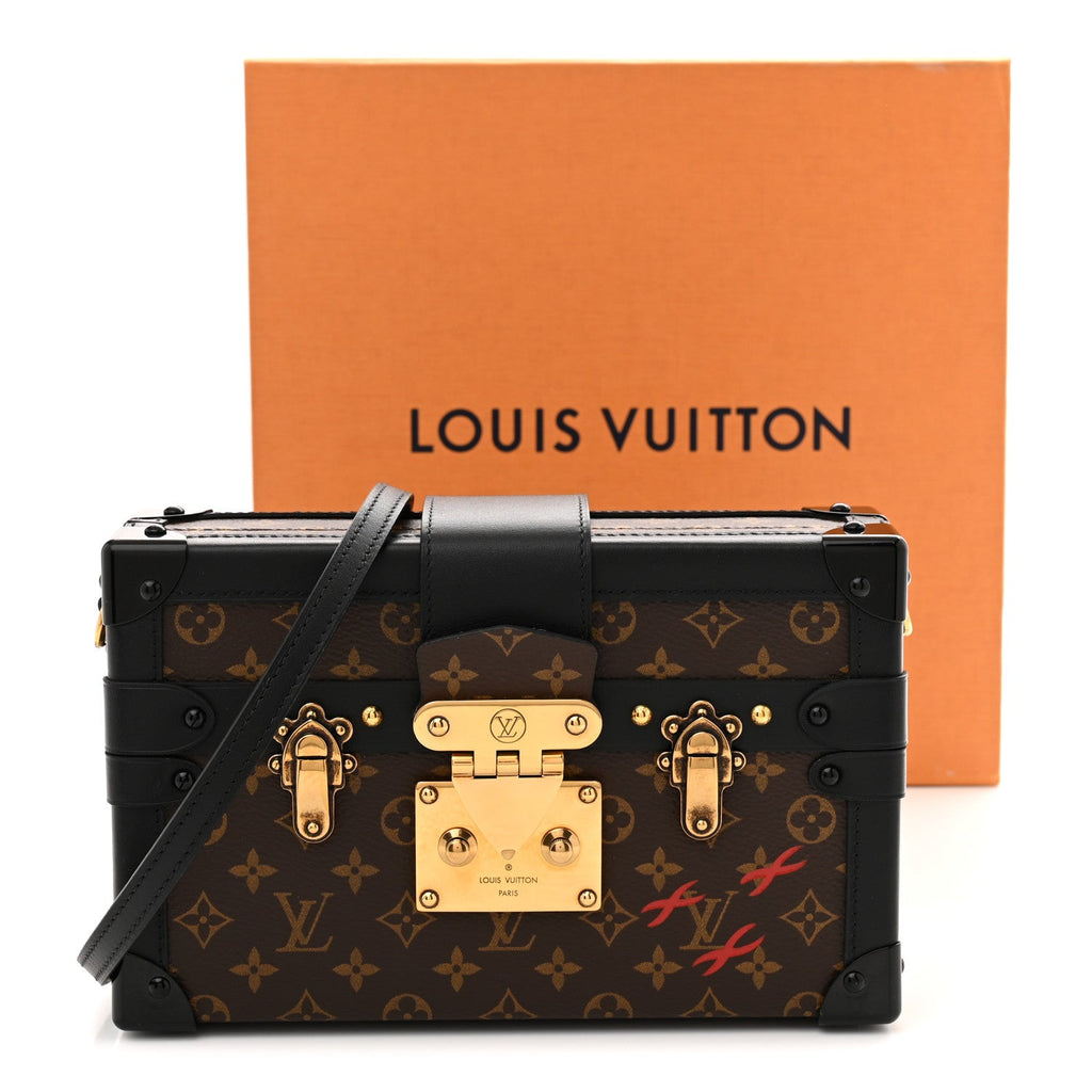Louis Vuitton Monogram Petite Malle Black