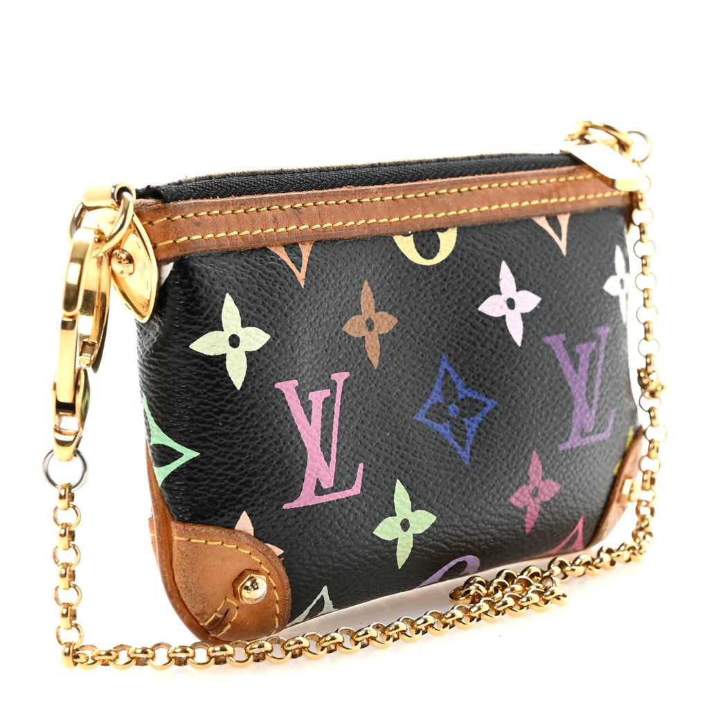 Louis Vuitton Monogram Multicolor Pochette Milla MM Black