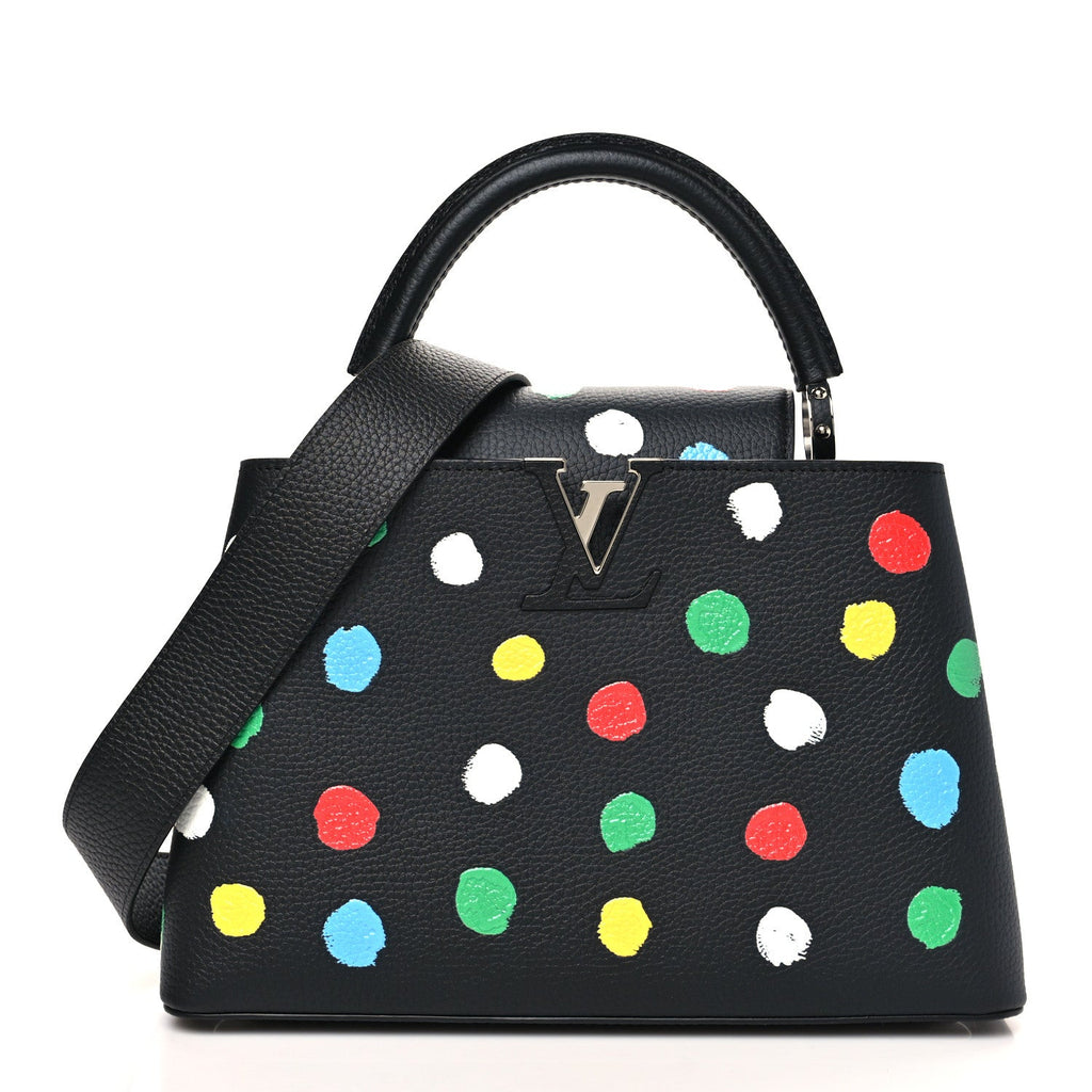Louis Vuitton LV X YK Taurillon Capucines MM Black