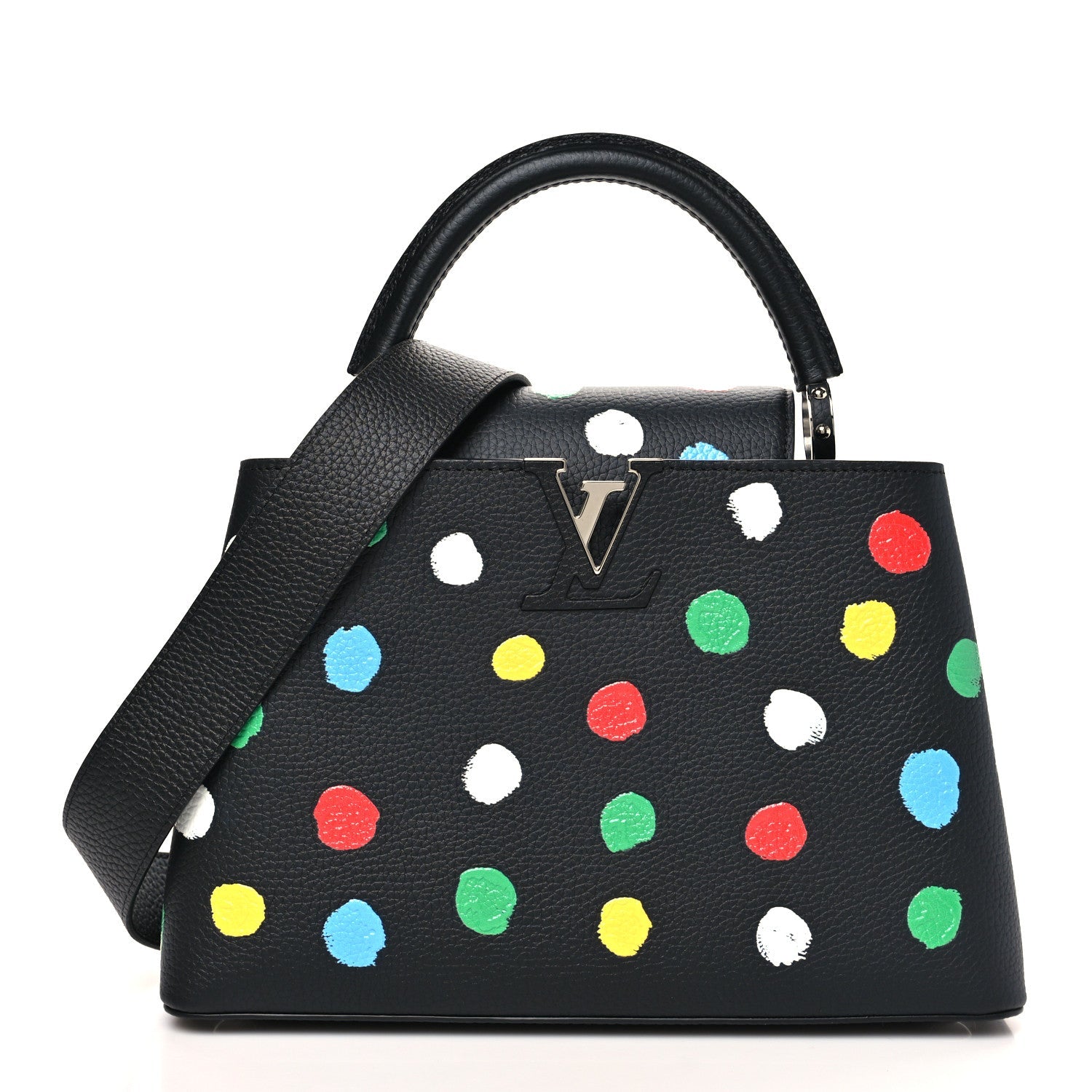 Louis Vuitton LV X YK Taurillon Capucines MM Black