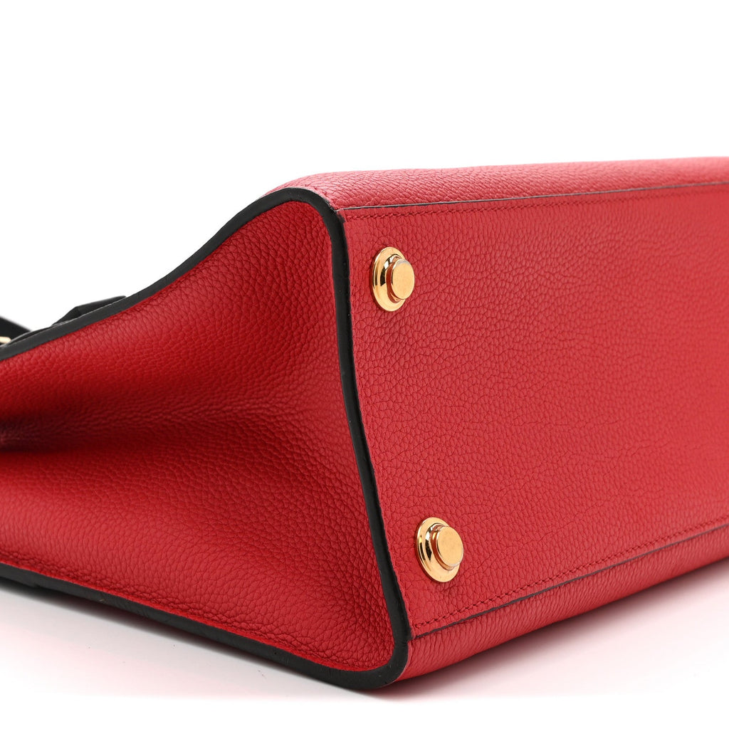 Louis Vuitton Taurillon City Steamer PM Black Rouge