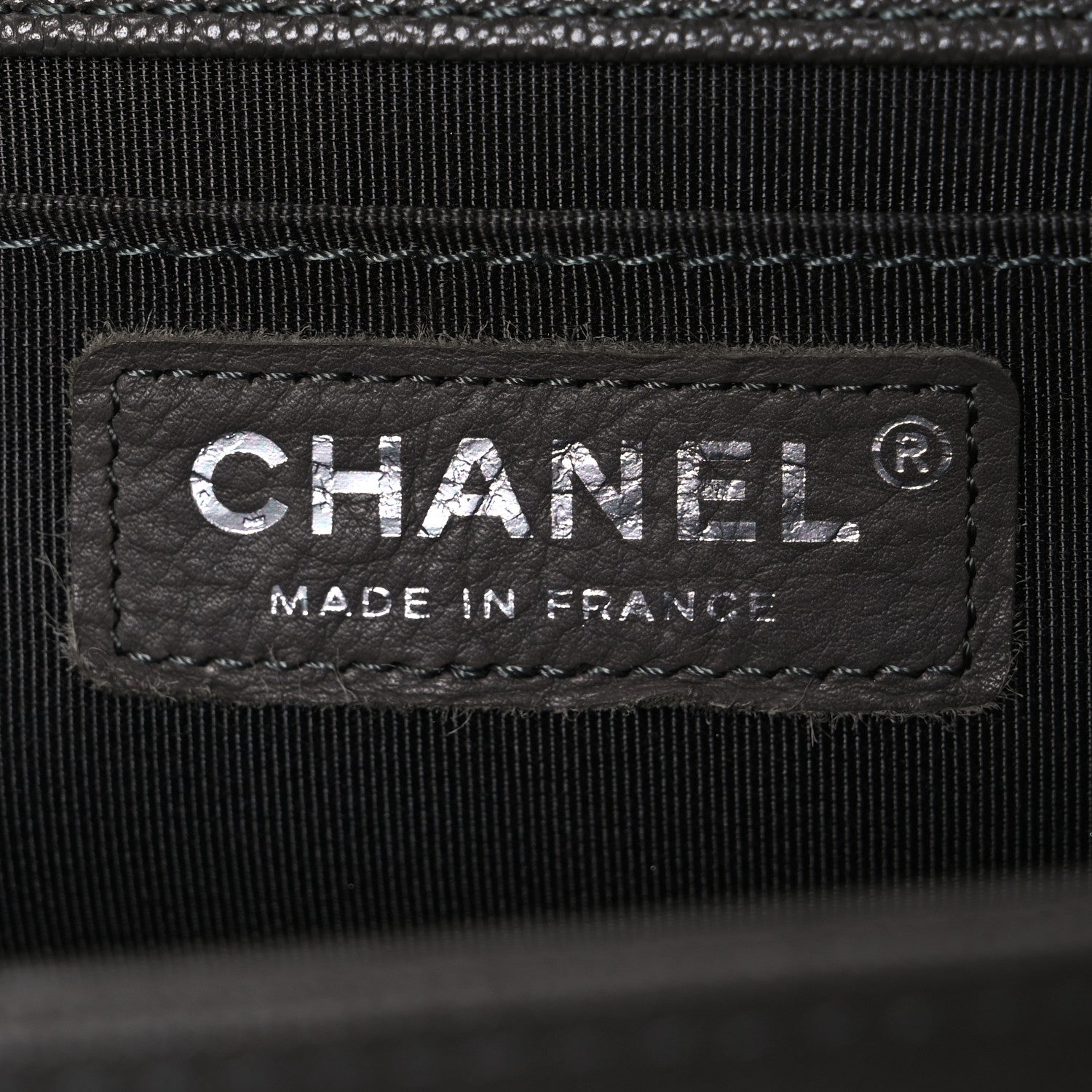 Chanel Caviar Quilted Medium Boy Flap Dark Grey