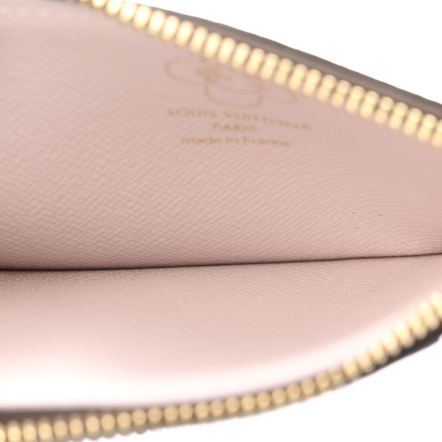 Louis Vuitton Monogram Vivenne Winter Holiday Zipped Romy Card Holder Snowy Pearl