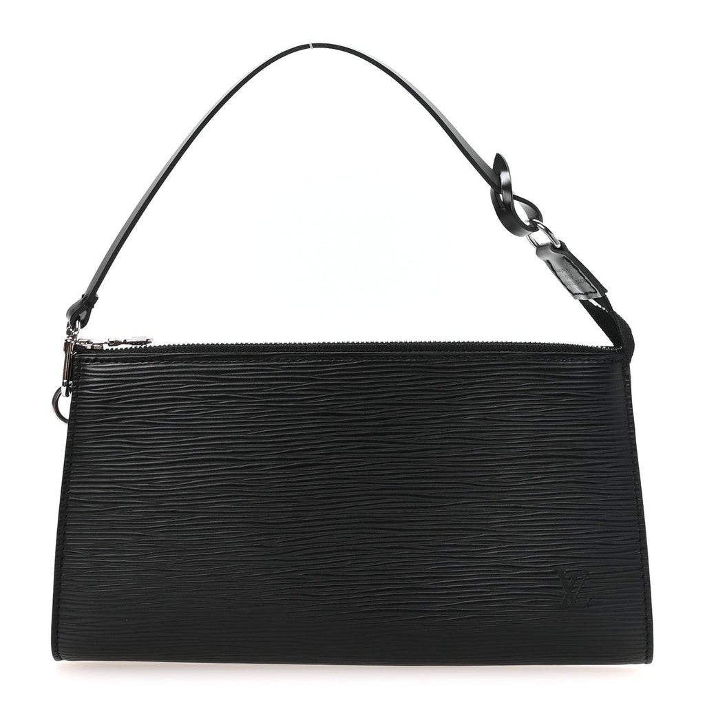 Louis Vuitton Epi Pochette Accessories 24 Black