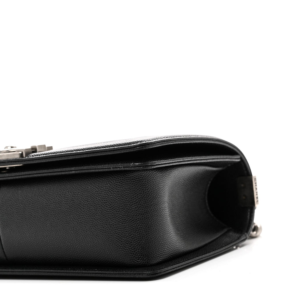 Chanel Caviar Quilted Medium Boy Flap Black