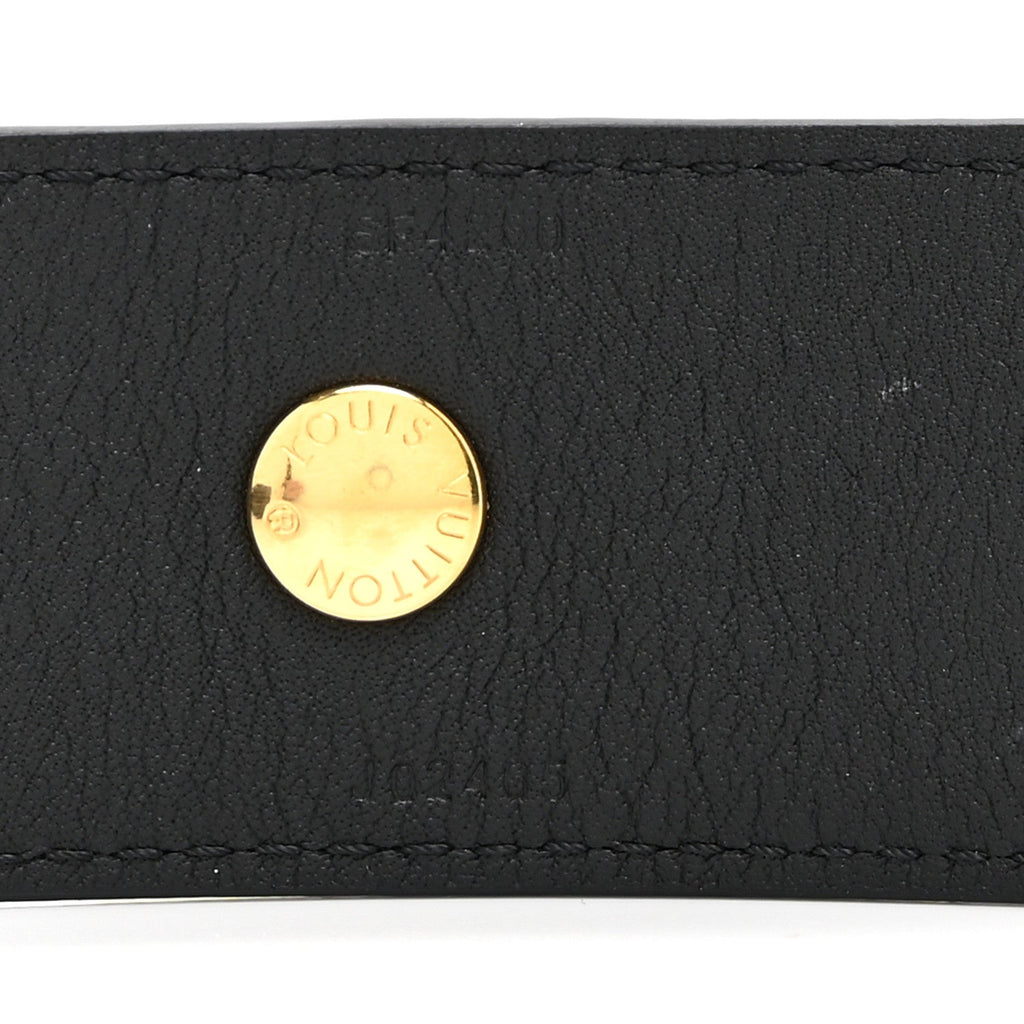 Louis Vuitton Monogram Adjustable Bandouliere Shoulder Strap Black