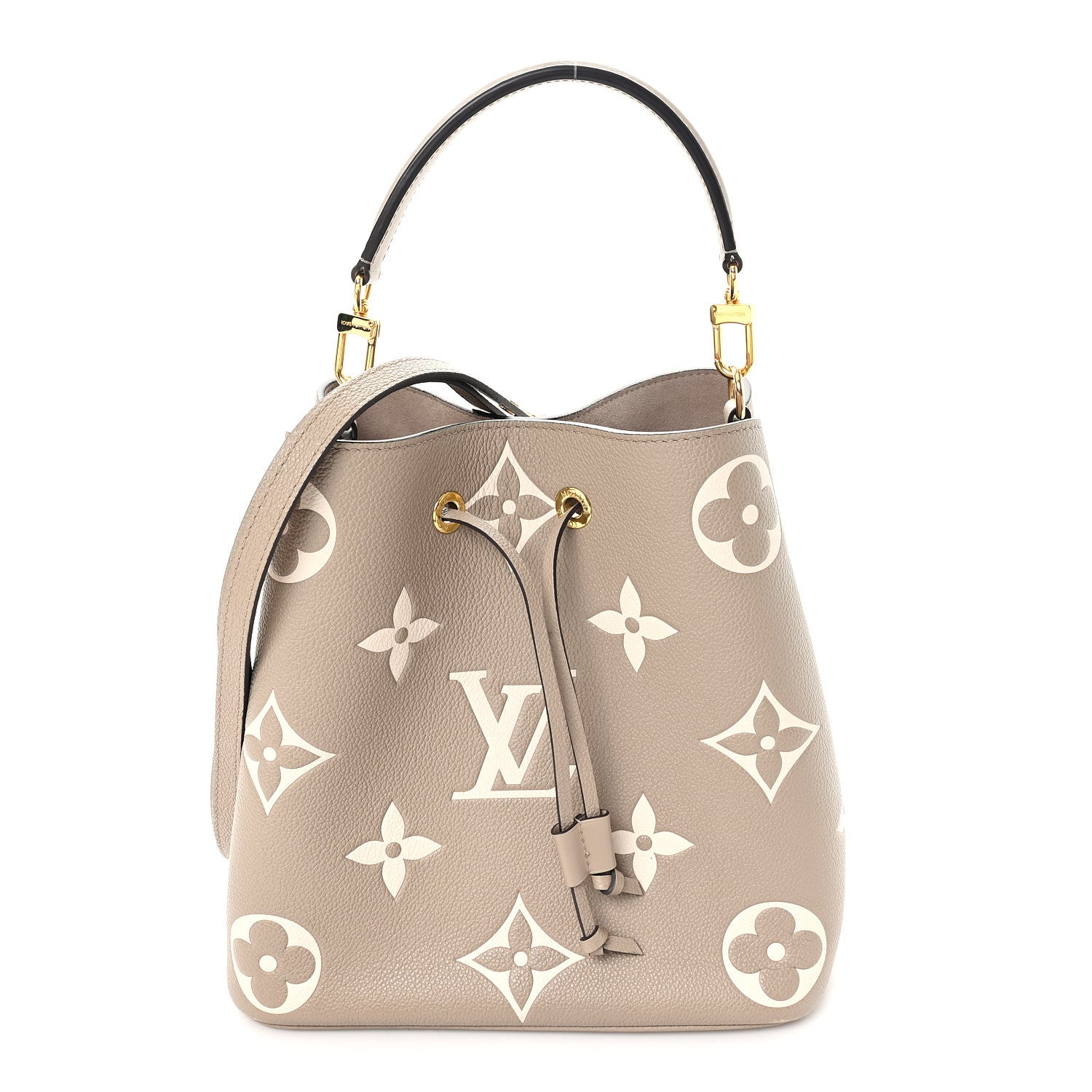 Louis Vuitton Empreinte Monogram Giant Neonoe MM Tourterelle Creme