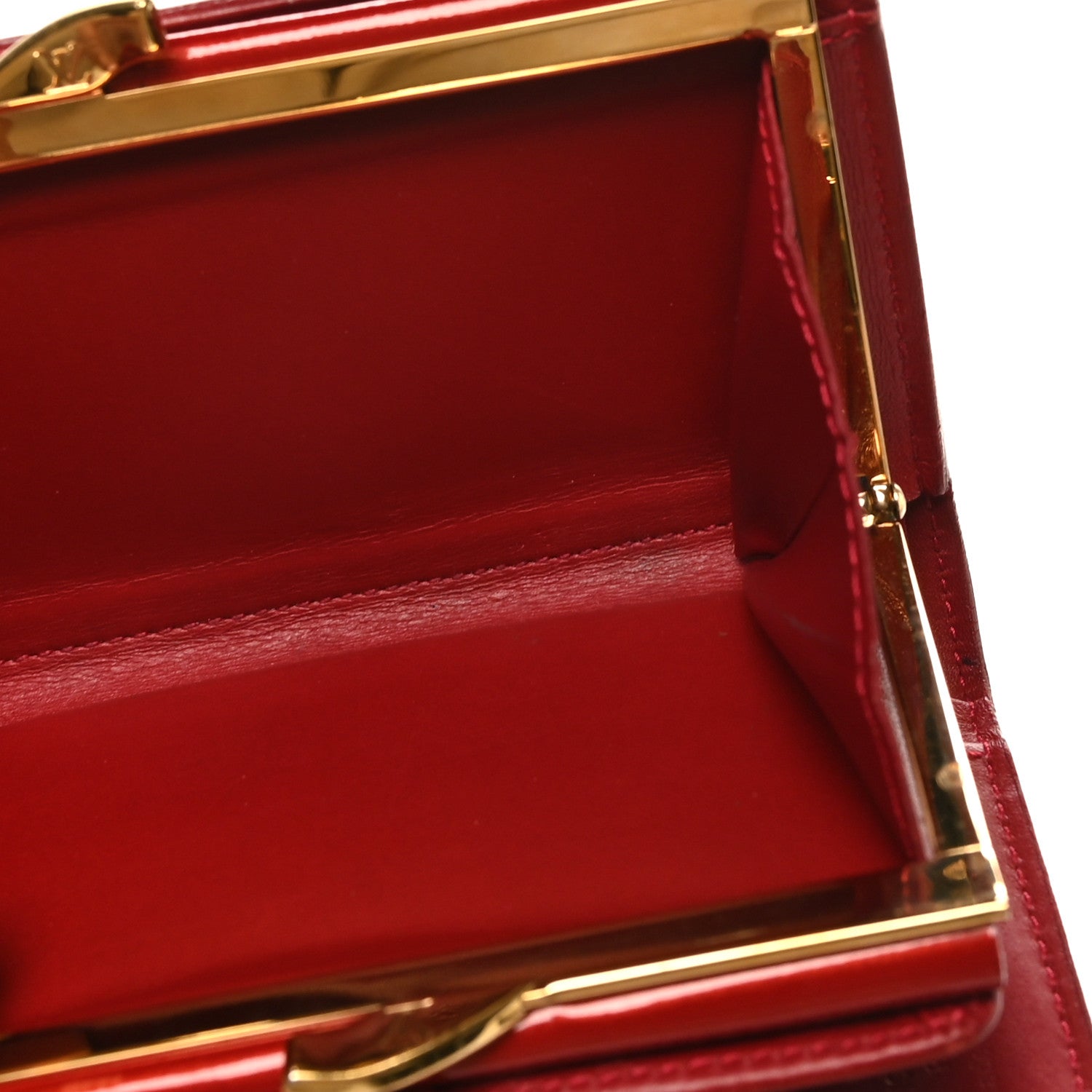 Louis Vuitton Vernis French Purse Wallet Pomme D'Amour