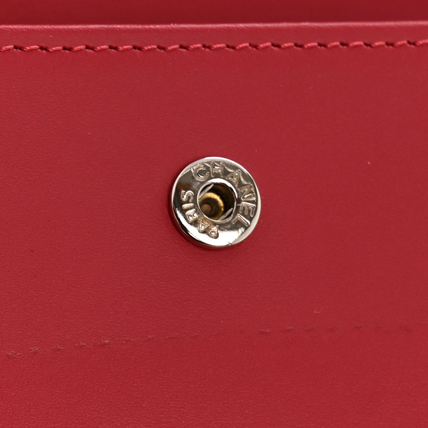 Caviar Quilted Large Flap Wallet Red