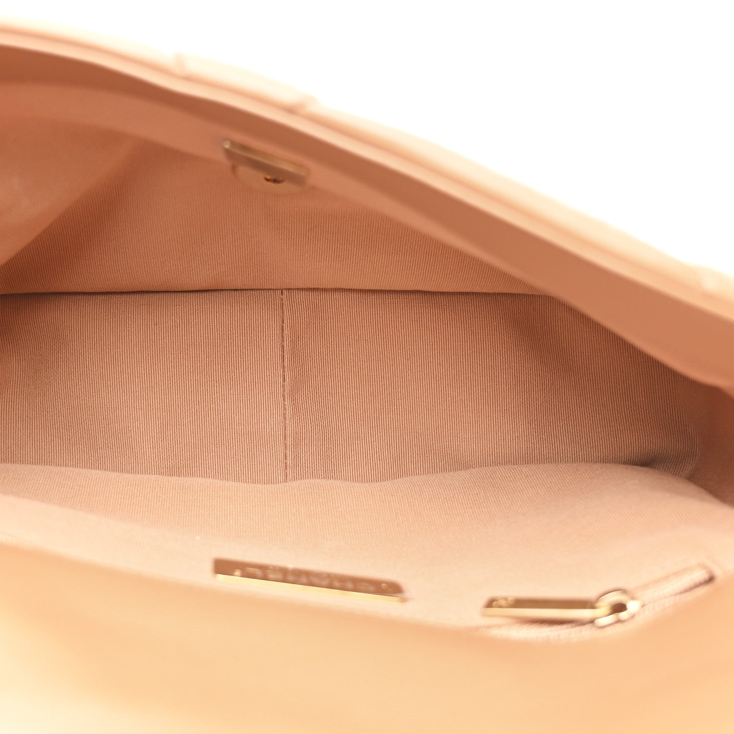 Chanel Lambskin Quilted Medium Chanel 19 Flap Brown