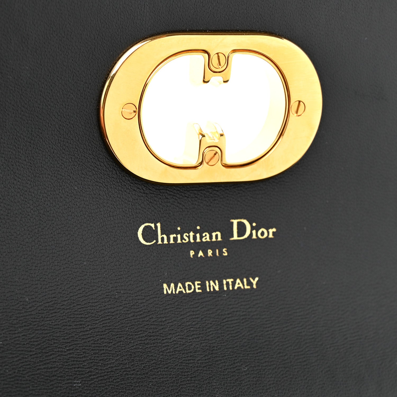 Christian Dior Technical Fabric Macrocannage Miss Caro Top Handle Pouch Black