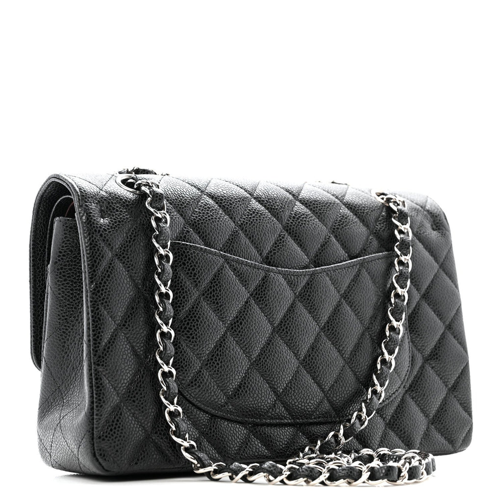Chanel Caviar Quilted Medium Double Flap Black