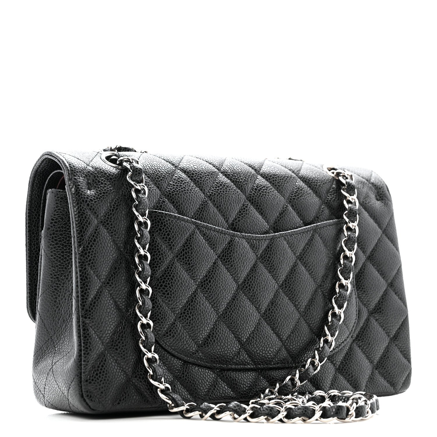 Chanel Caviar Quilted Medium Double Flap Black