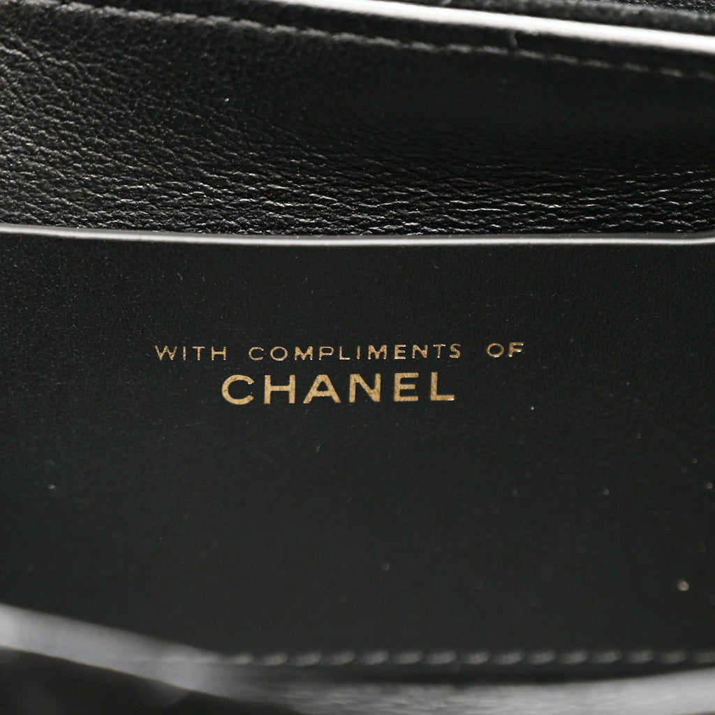Chanel Velvet Quilted Mini Top Handle Flap Black