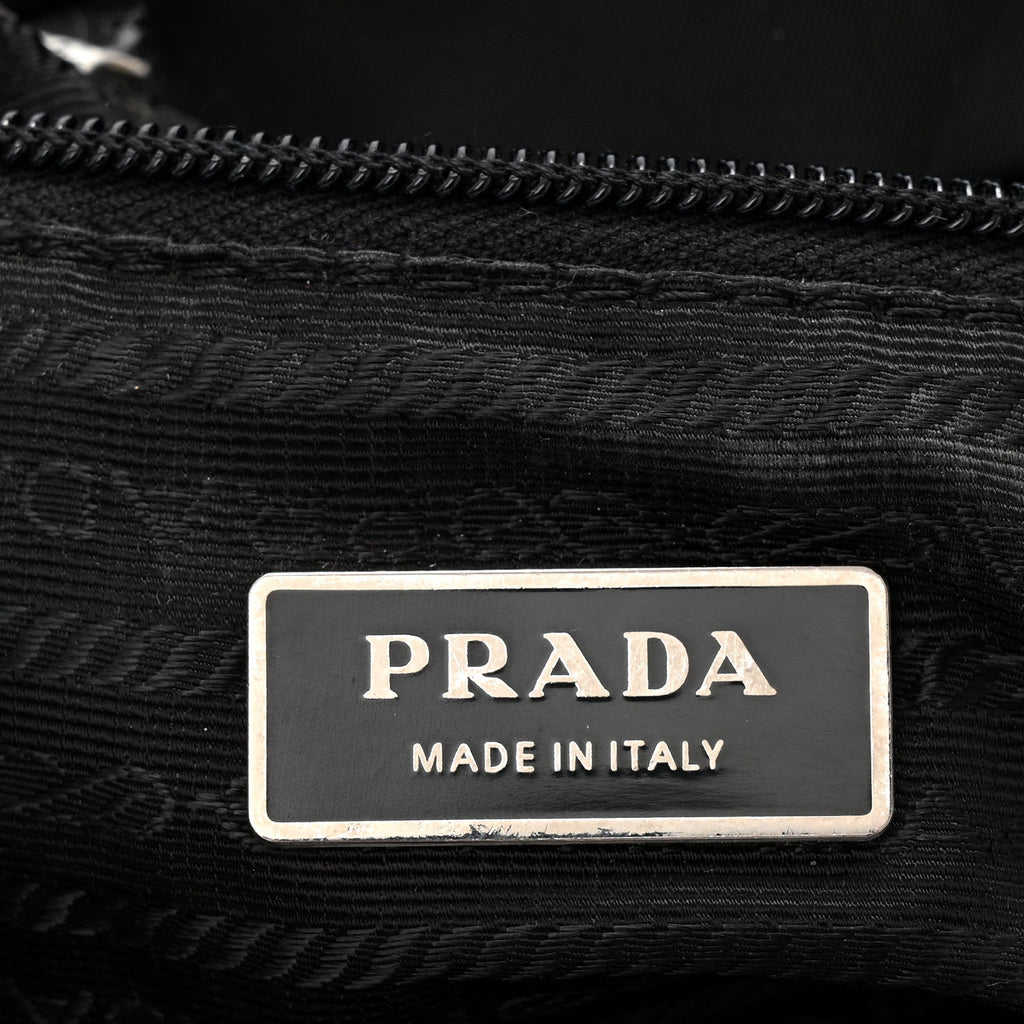 Prada Nylon Vela Medium Backpack Black