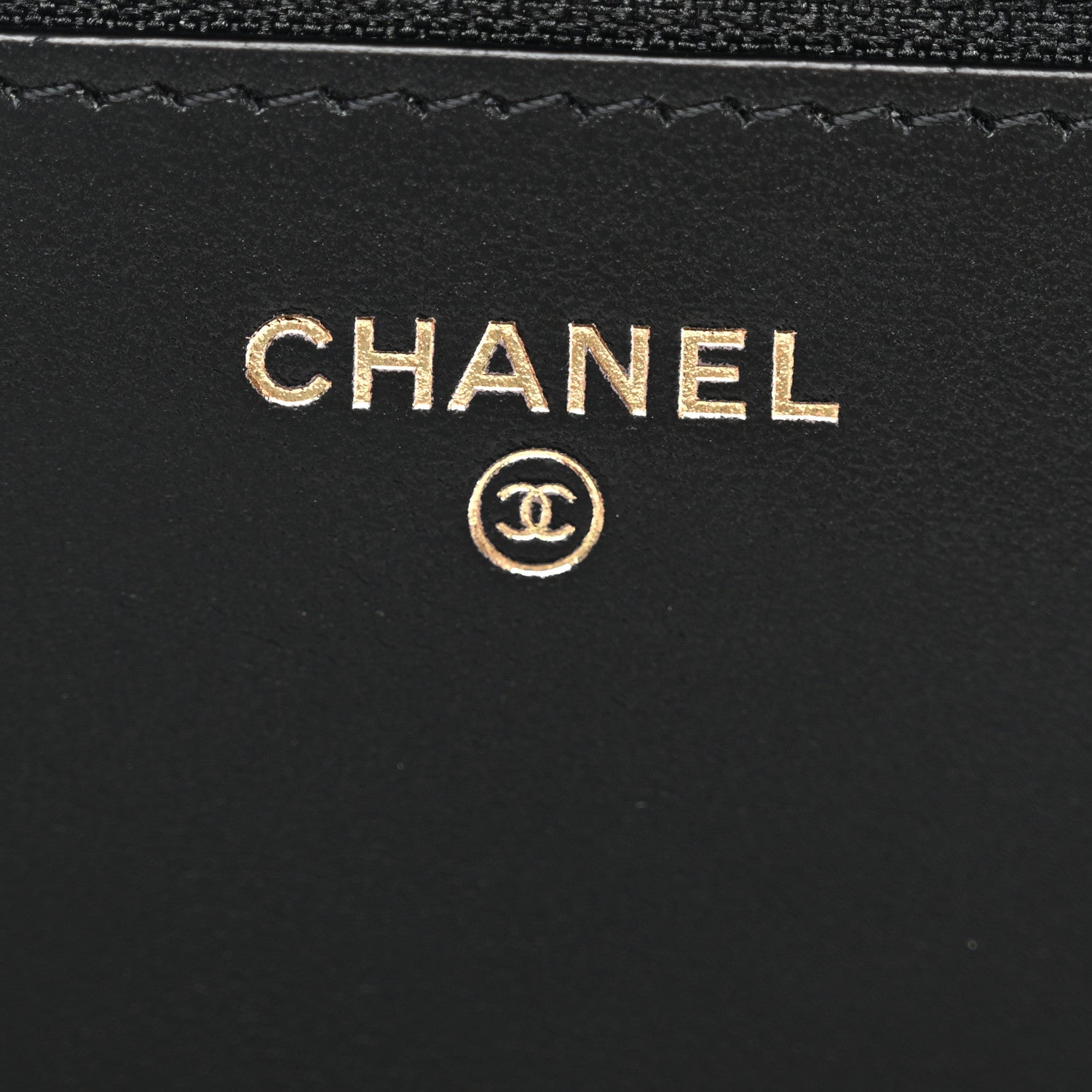 Chanel Caviar Quilted Boy Wallet On Chain WOC Black