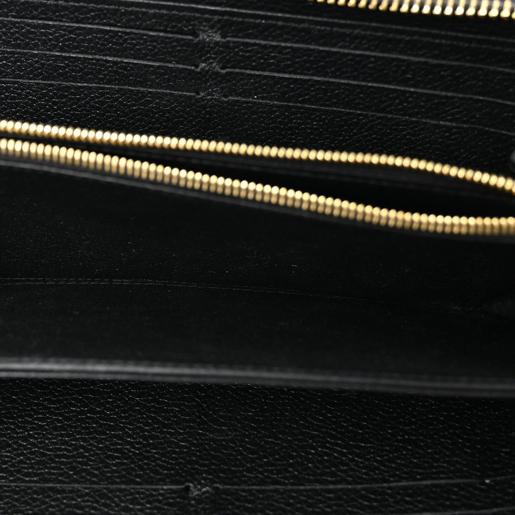 Louis Vuitton Empreinte Zippy Wallet Black