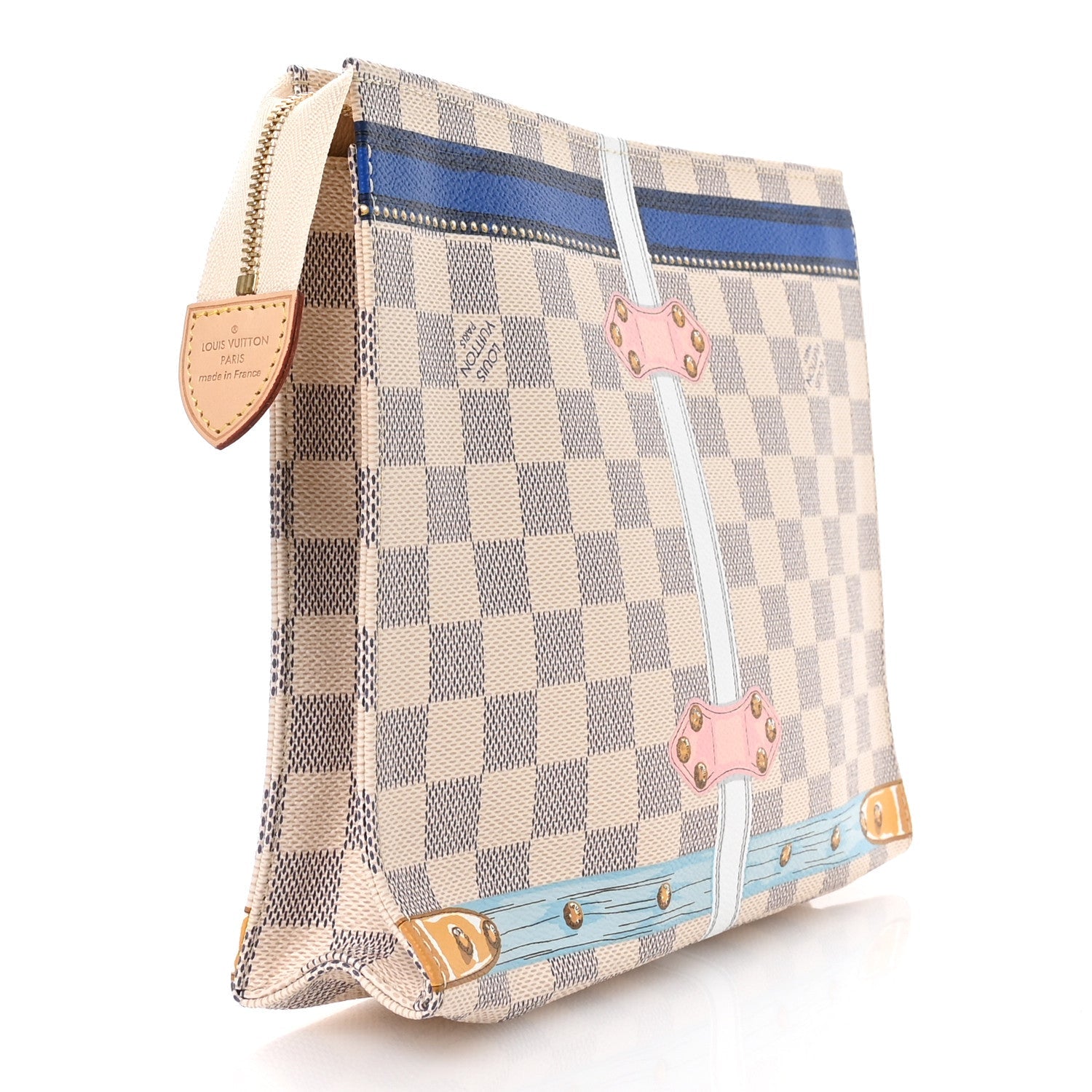 Louis Vuitton Damier Azur Summer Trunks Mykonos Toiletry Pouch 26