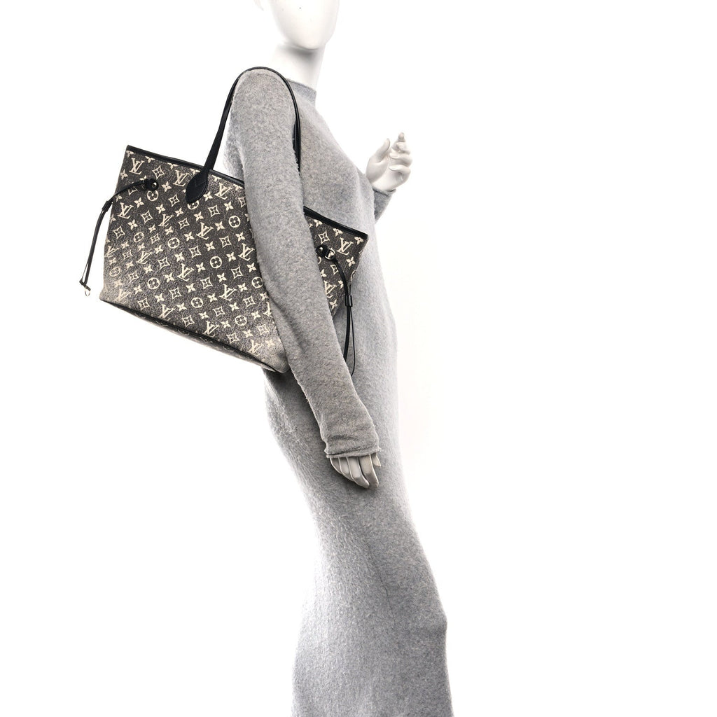 Louis Vuitton Denim Monogram Jacquard Neverfull MM Grey