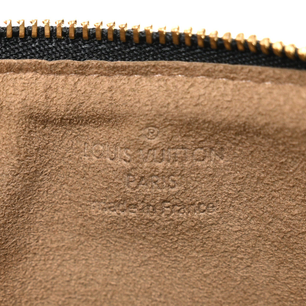 Louis Vuitton Monogram Multicolor Pochette Plate GM Black