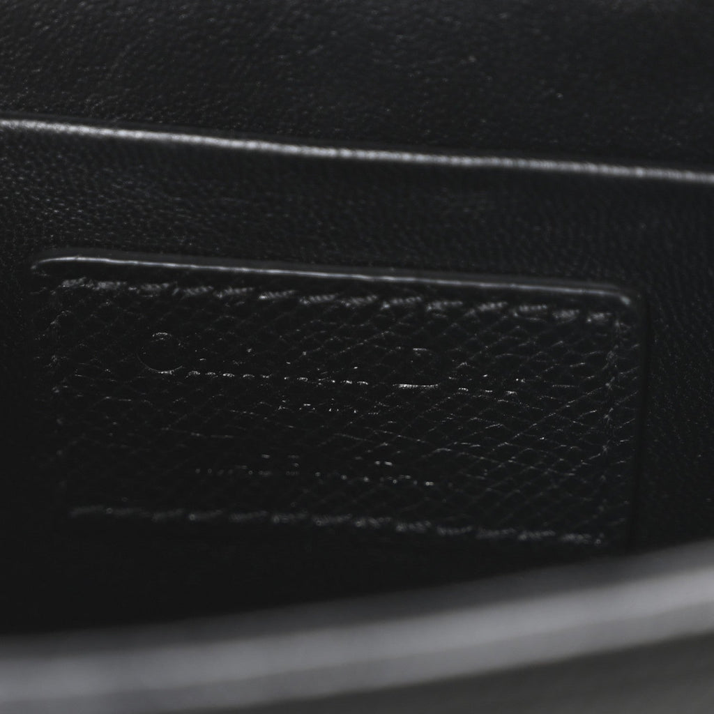 Christian Dior Ultra Matte Grained Calfskin 30 Montaigne Box Bag Black