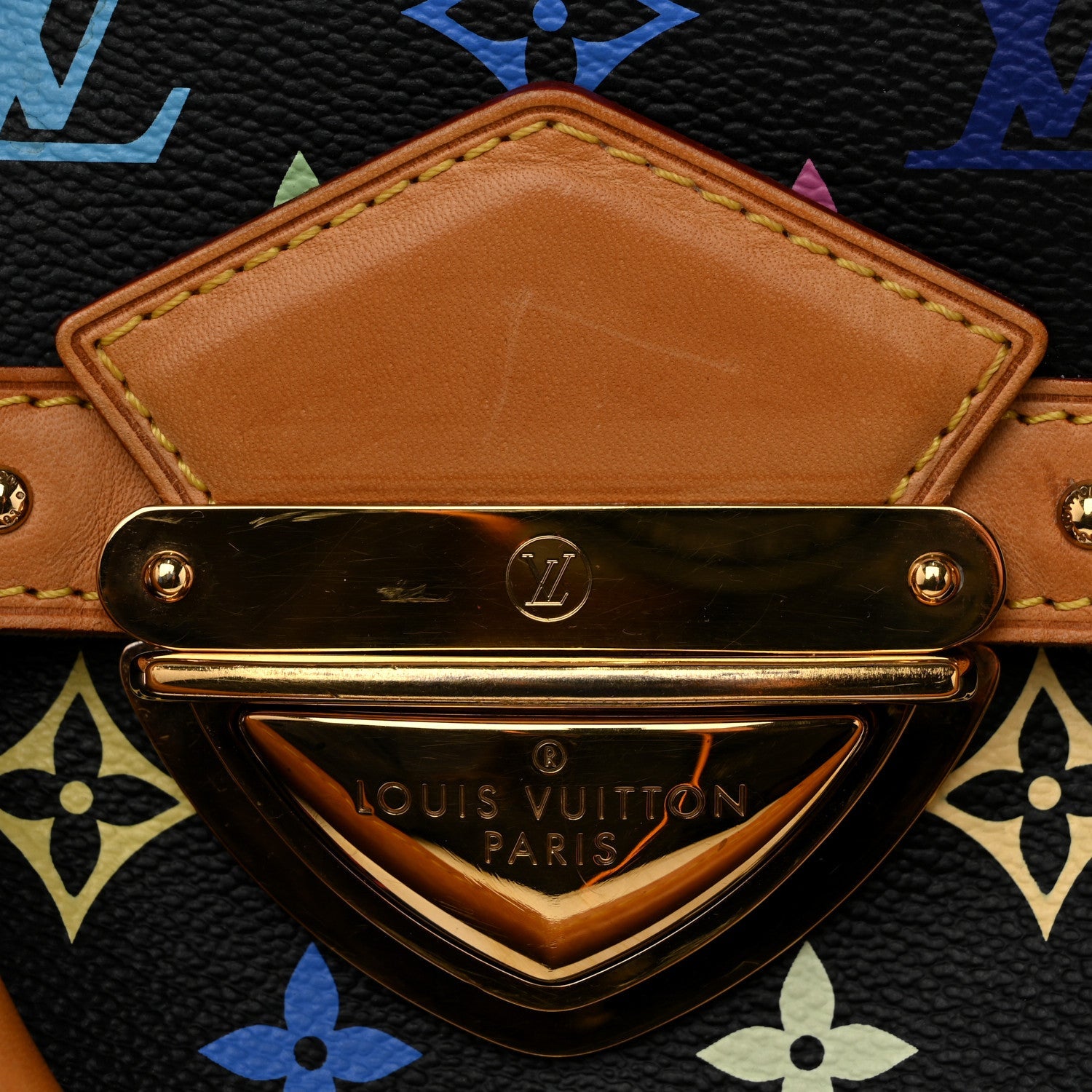 Louis Vuitton Monogram Multicolor Rita Black