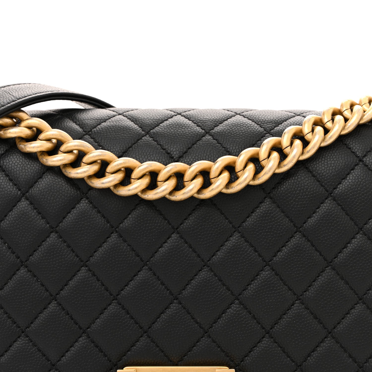Chanel Caviar Quilted Medium Boy Flap Black