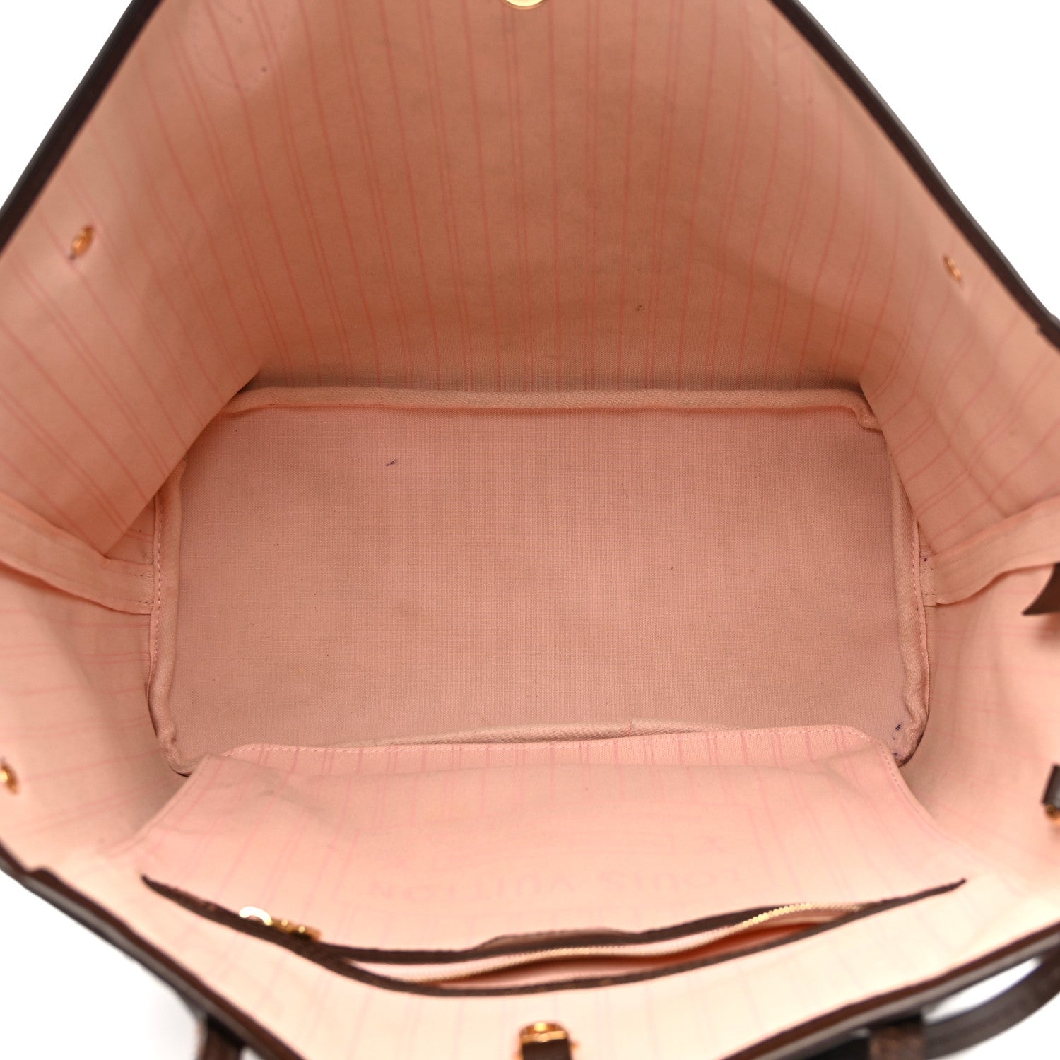 Louis Vuitton Damier Ebene Neo Neverfull MM Rose Ballerine
