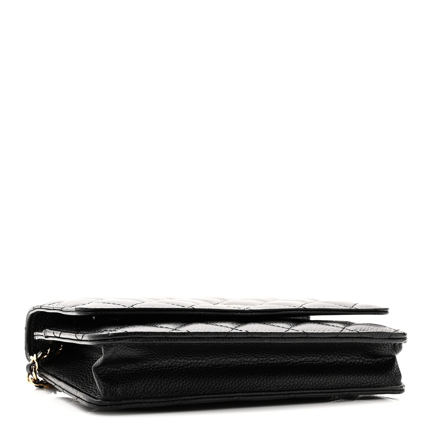 Chanel Caviar Quilted Wallet on Chain WOC Black