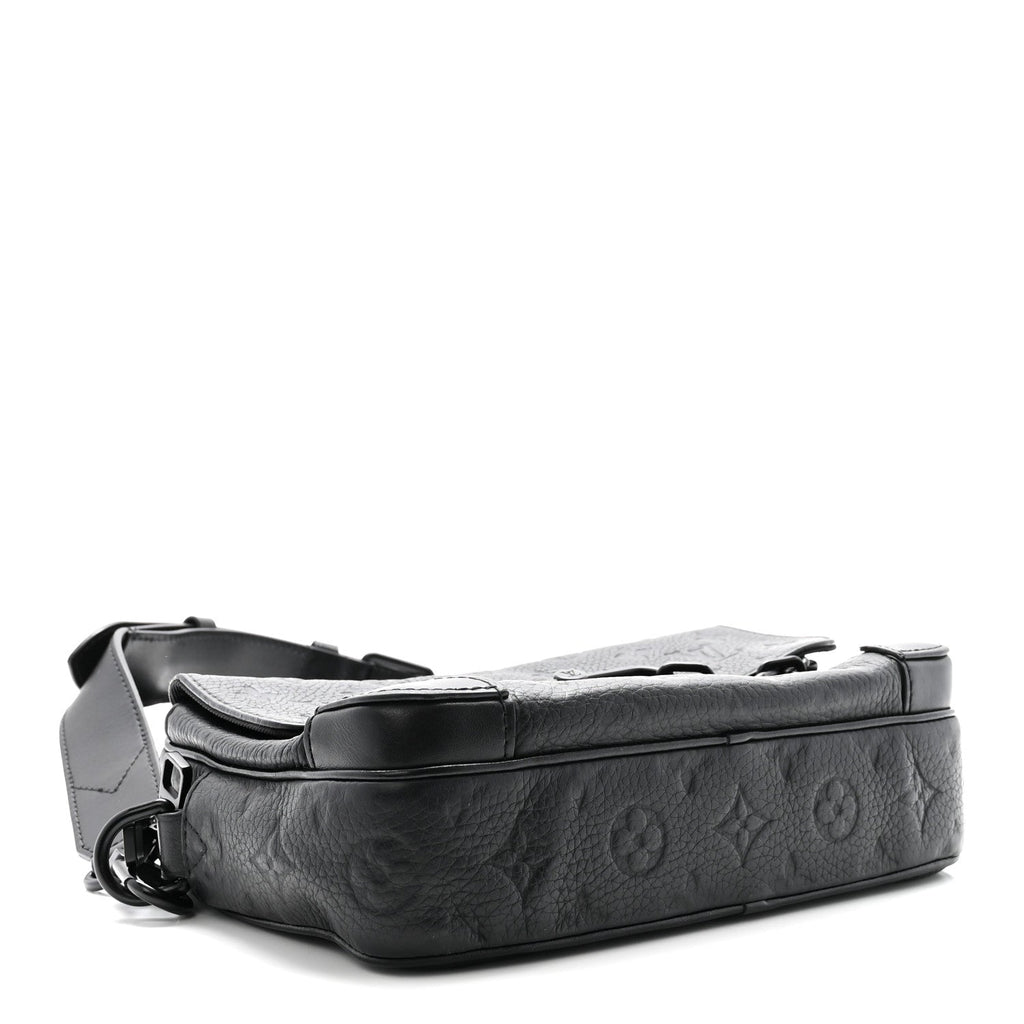 Louis Vuitton Taurillon Monogram Steamer Messenger Black