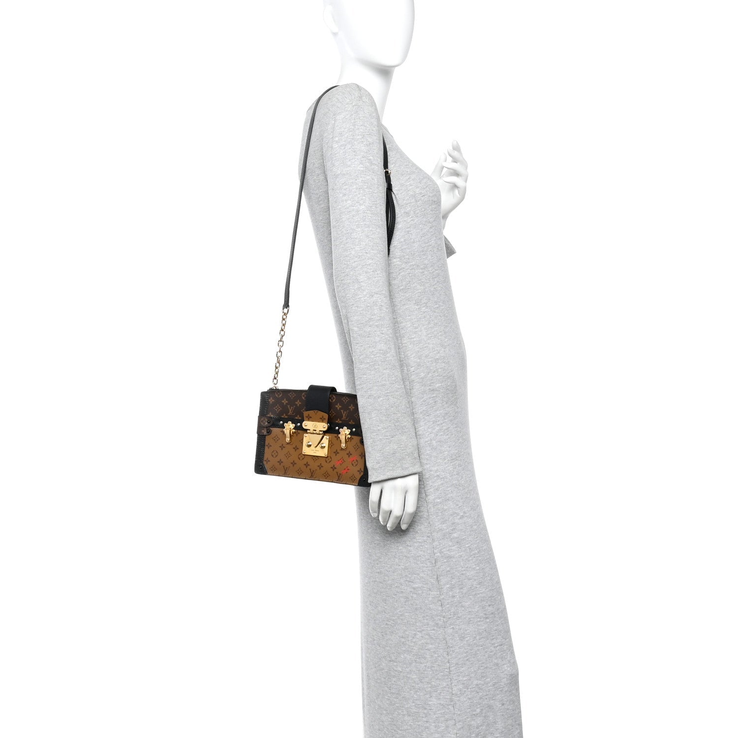 Louis Vuitton Reverse Monogram Trunk Clutch