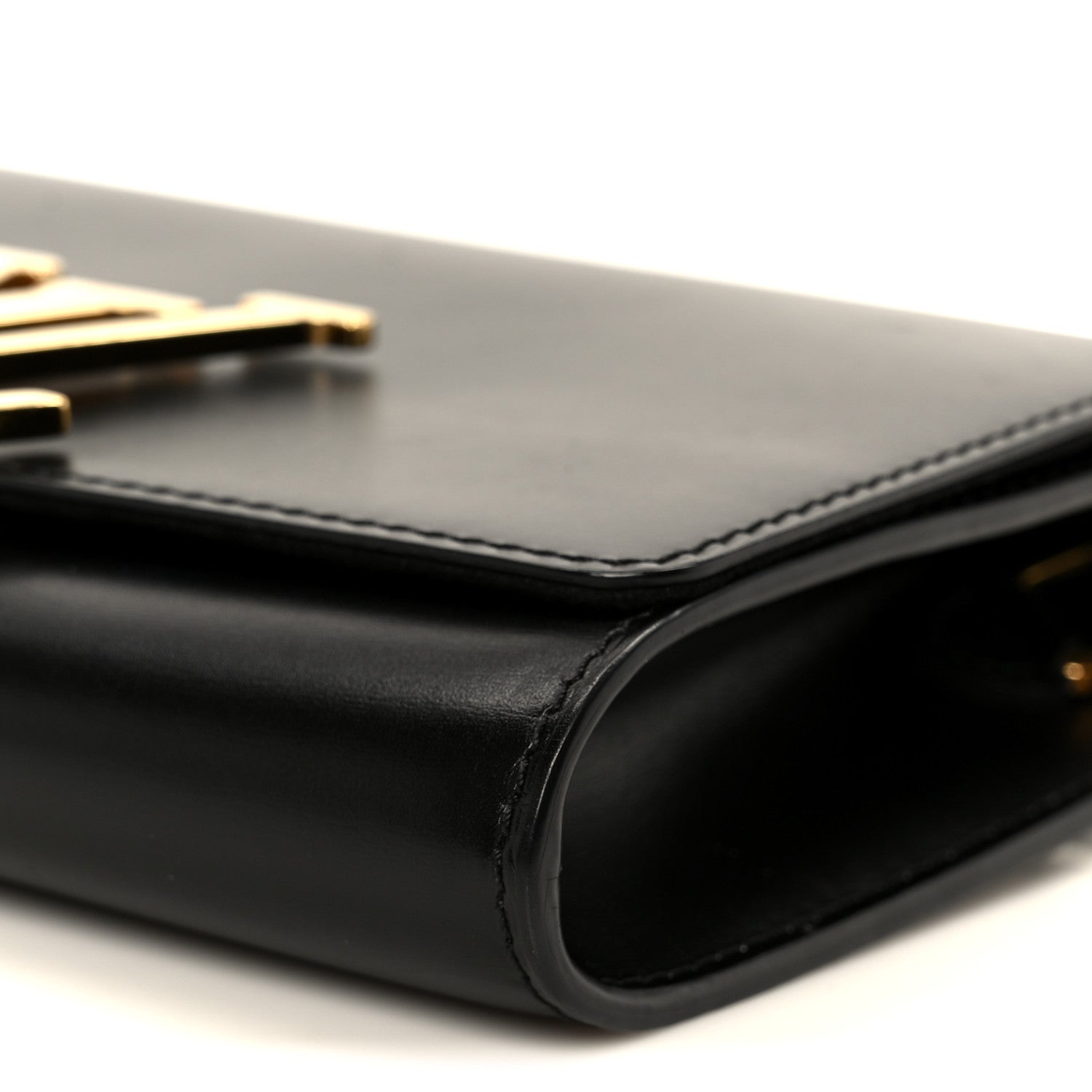 Louis Vuitton Calfskin Chain Louise GM Black