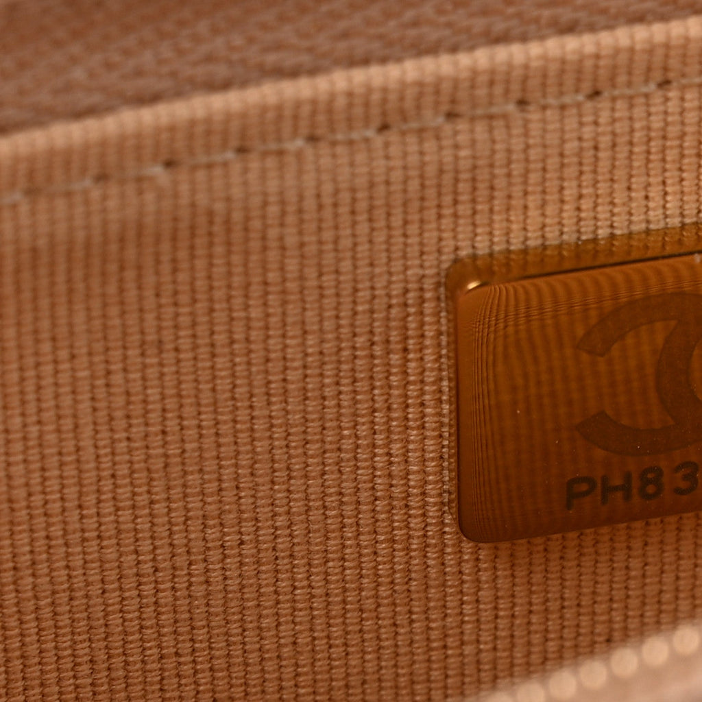 Chanel Caviar Quilted Wallet on Chain WOC Beige