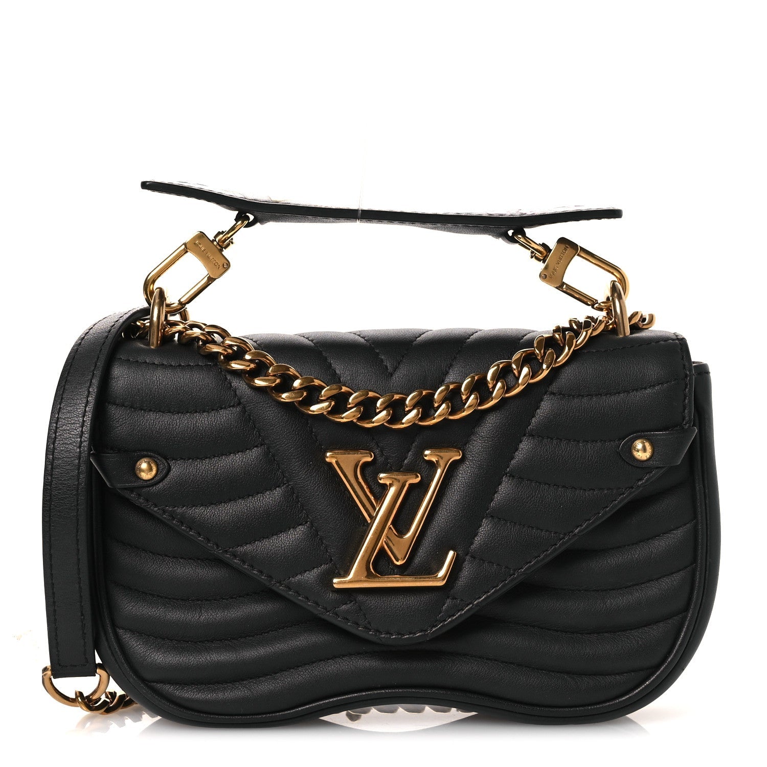 Louis Vuitton Calfskin New Wave Chain PM Black