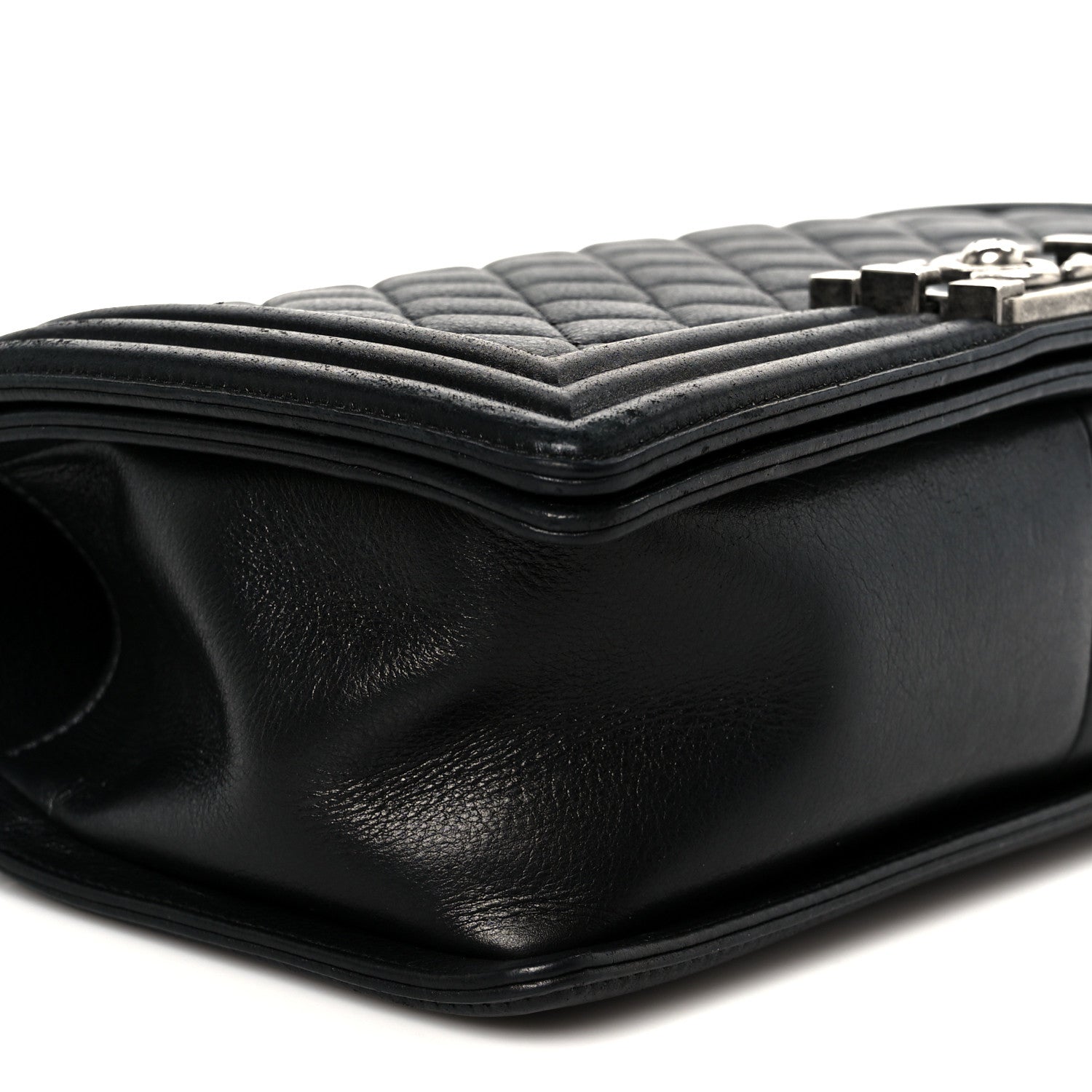 Chanel Calfskin Quilted Medium Boy Flap Black