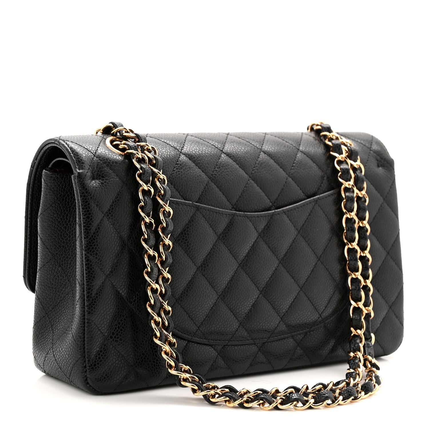 Chanel Caviar Quilted Medium Double Flap Black