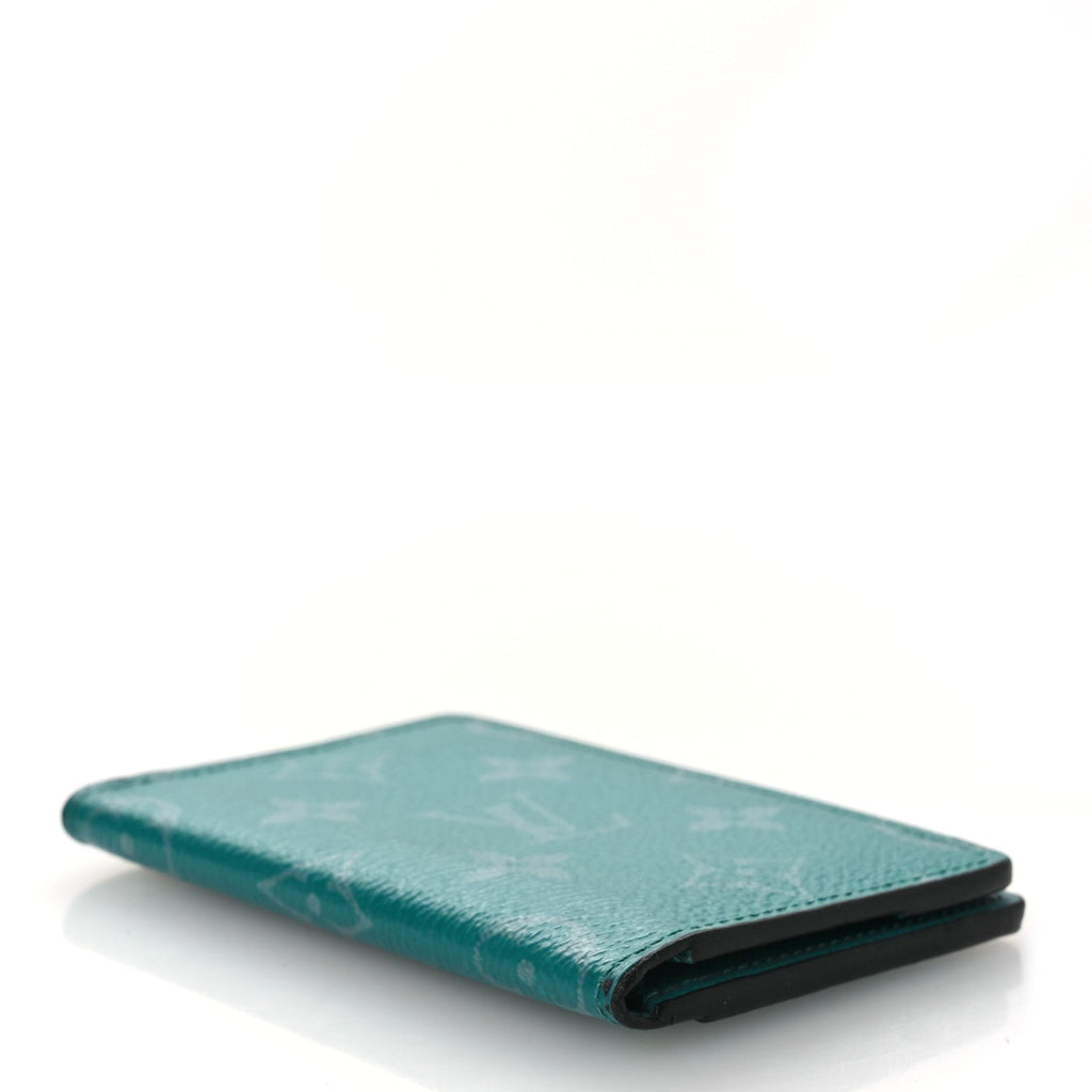 Louis Vuitton Monogram Taiga Pocket Organizer Vert