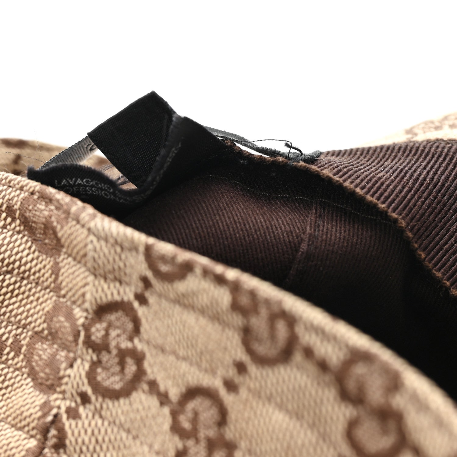 Gucci Monogram Web Bucket Hat M Brown
