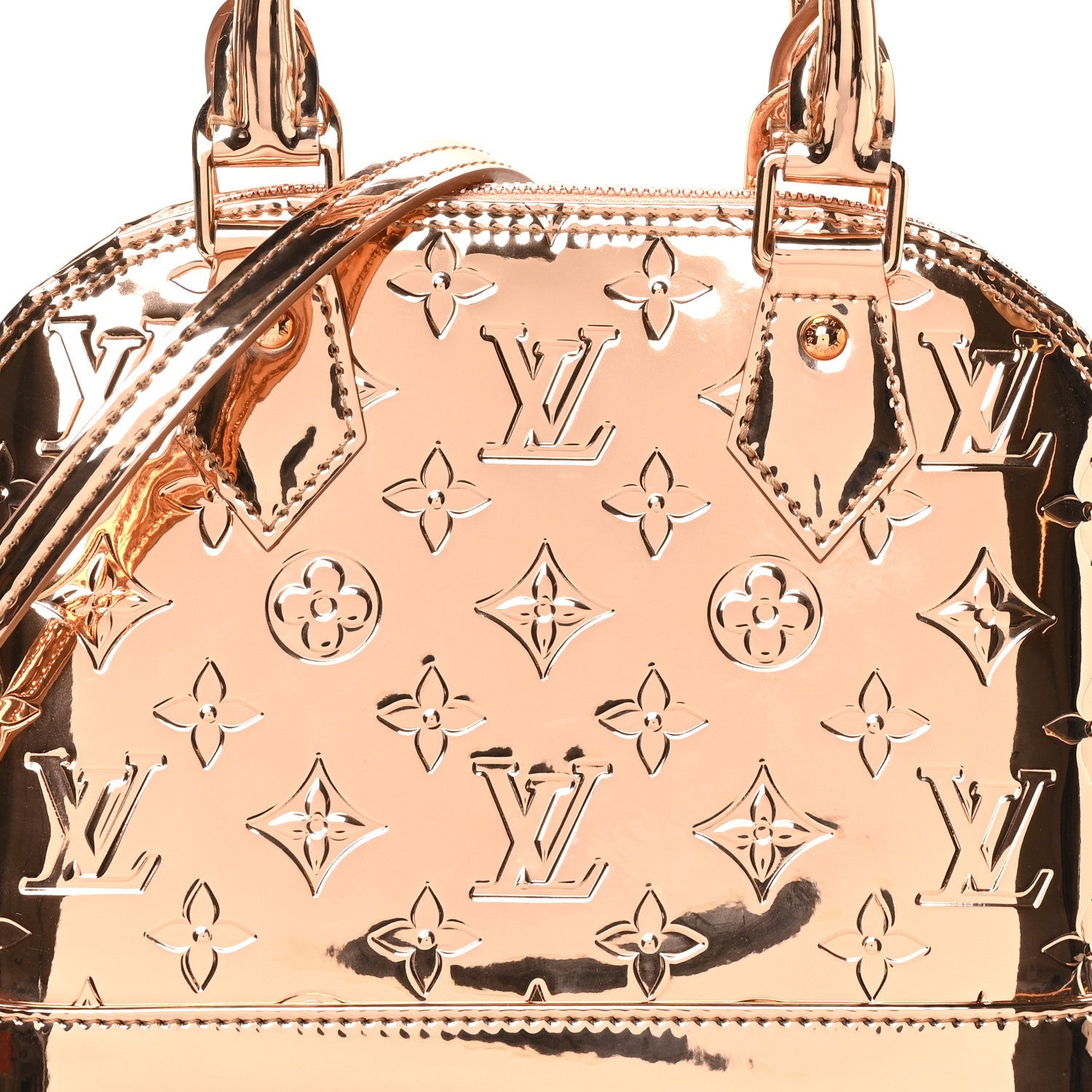 Louis Vuitton Monogram Miroir Alma BB Copper