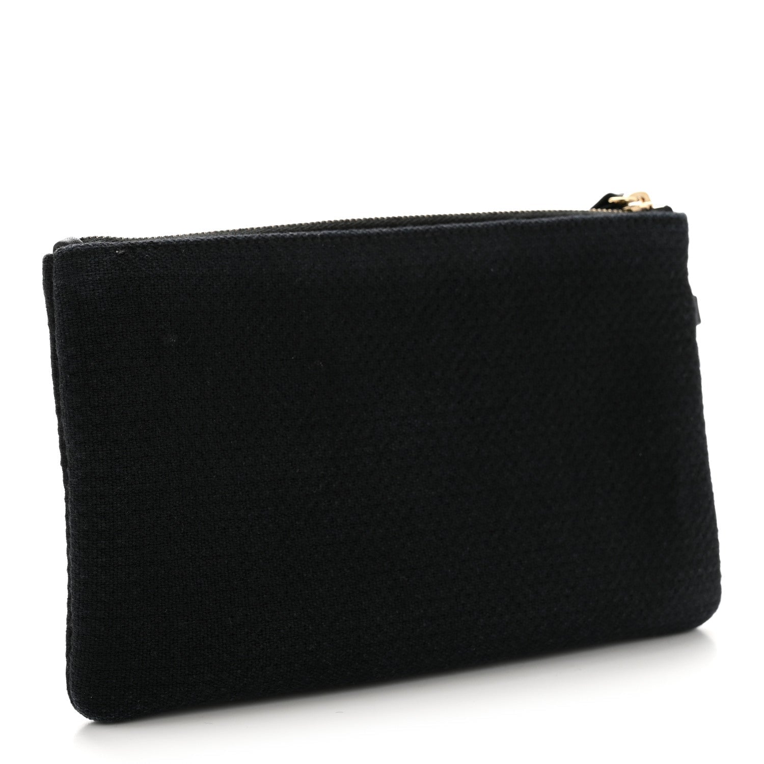 Mixed Fibers Deauville Pouch Black