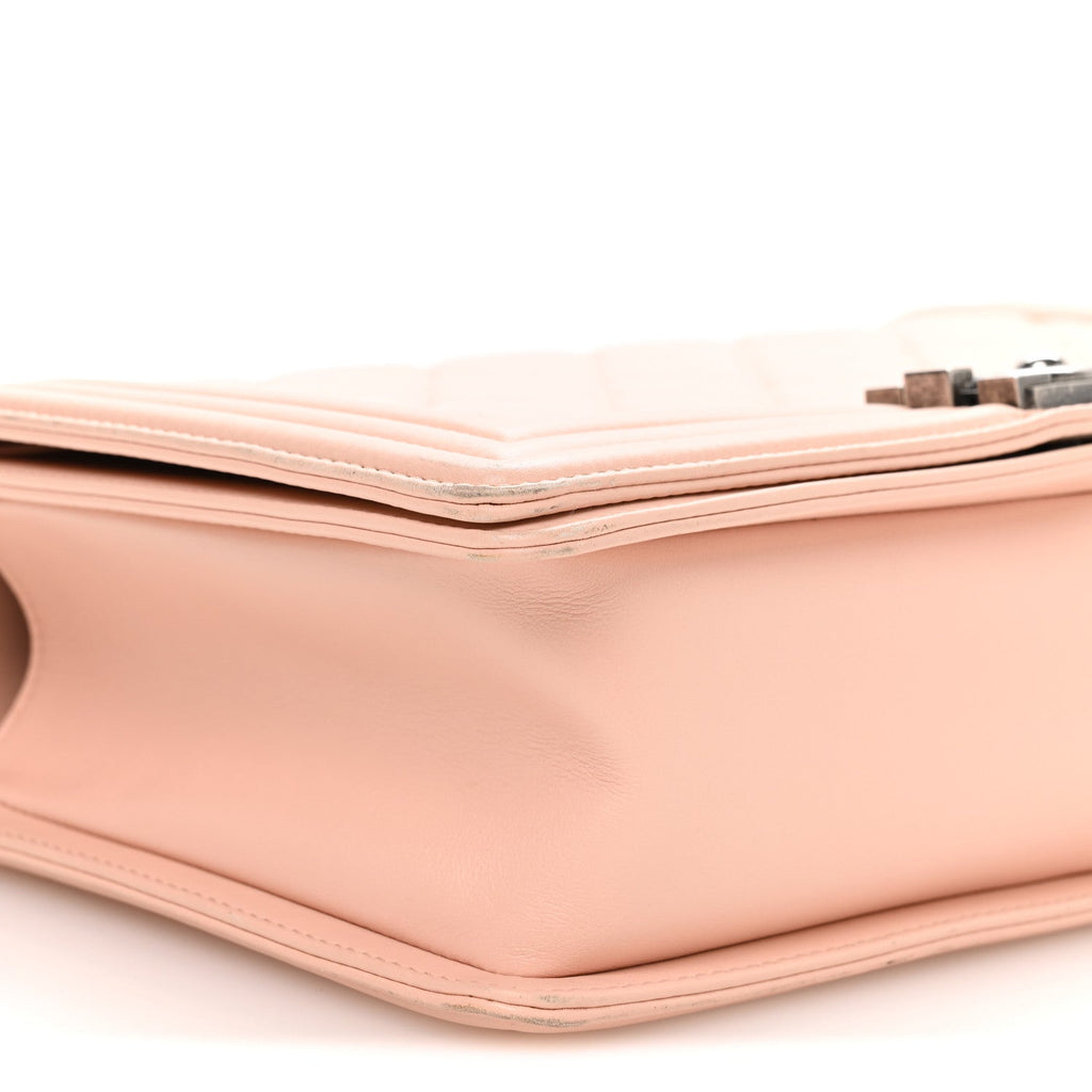 Chanel Calfskin New Medium Boy Flap Pink