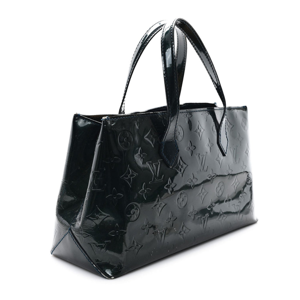 Louis Vuitton Vernis Wilshire PM Blue Nuit