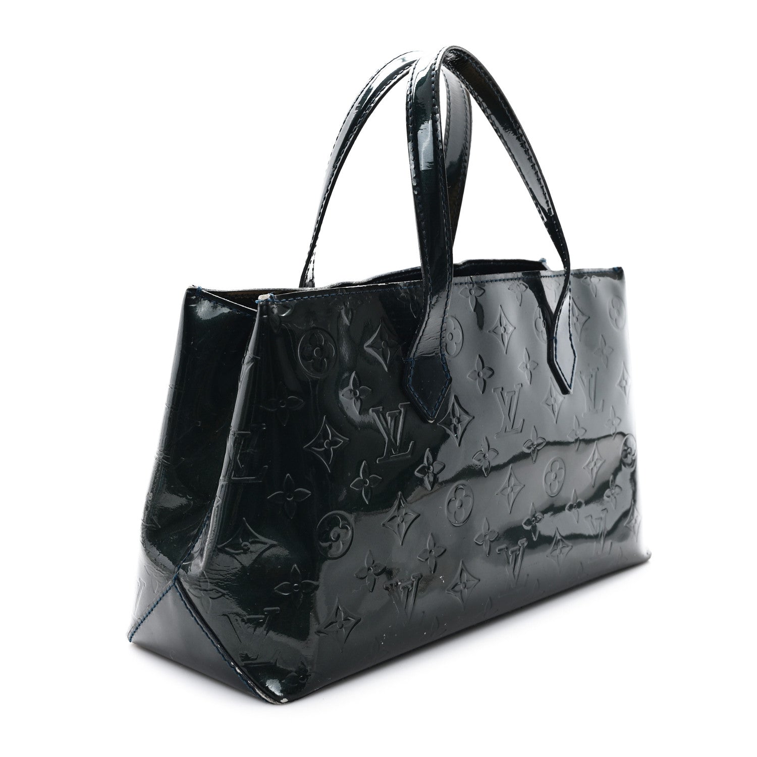 Louis Vuitton Vernis Wilshire PM Blue Nuit