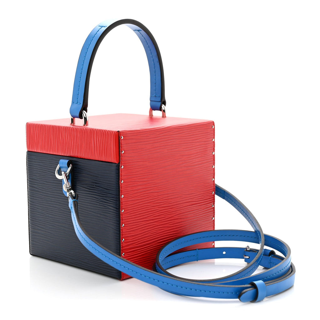 Louis Vuitton Epi Bleecker Box Indigo Coquelicot