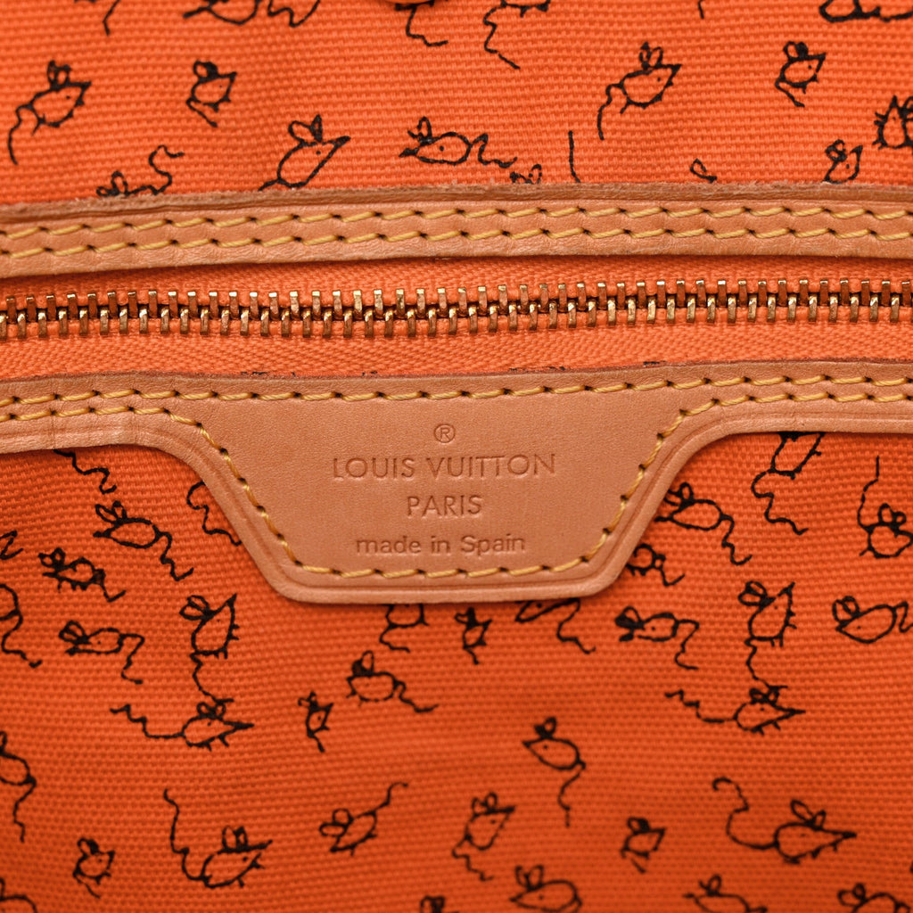 Louis Vuitton Catogram Neverfull MM Marron