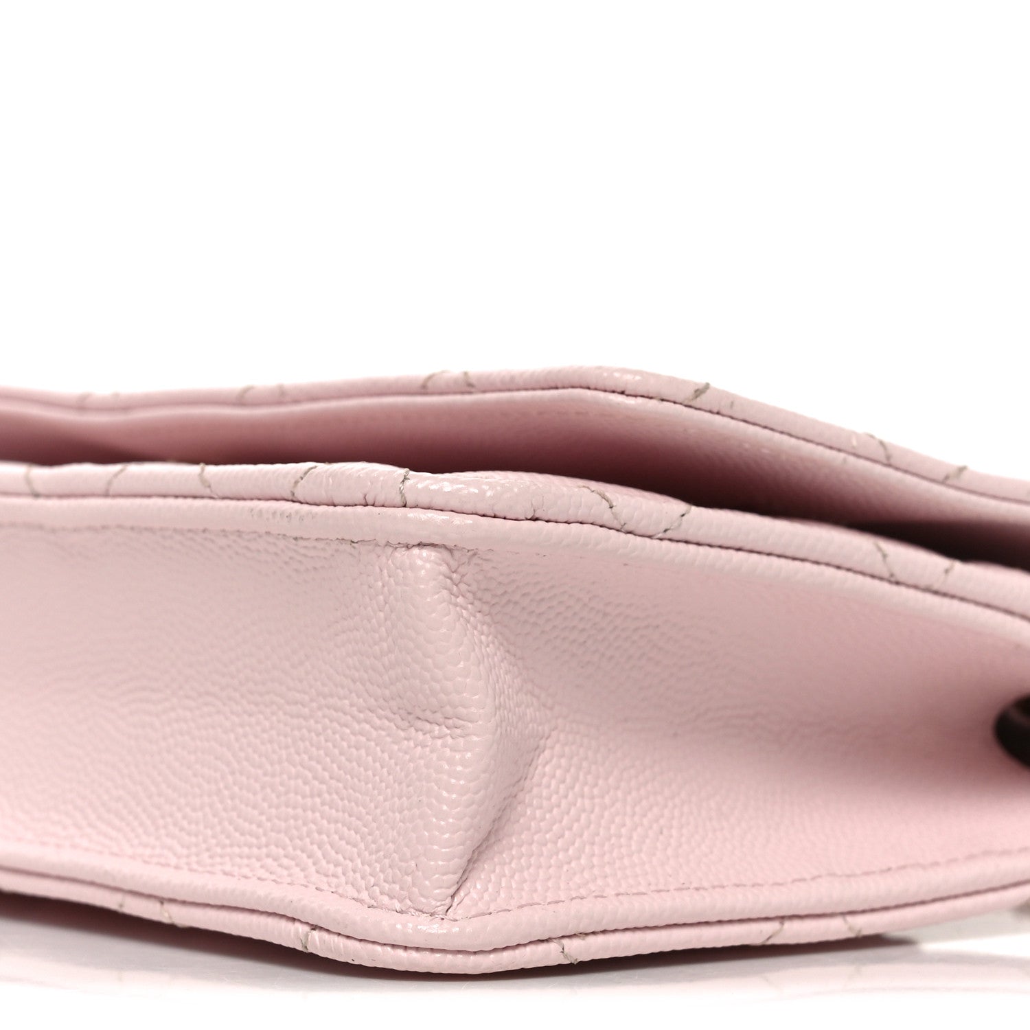 Chanel Caviar Quilted Wallet on Chain WOC Light Pink