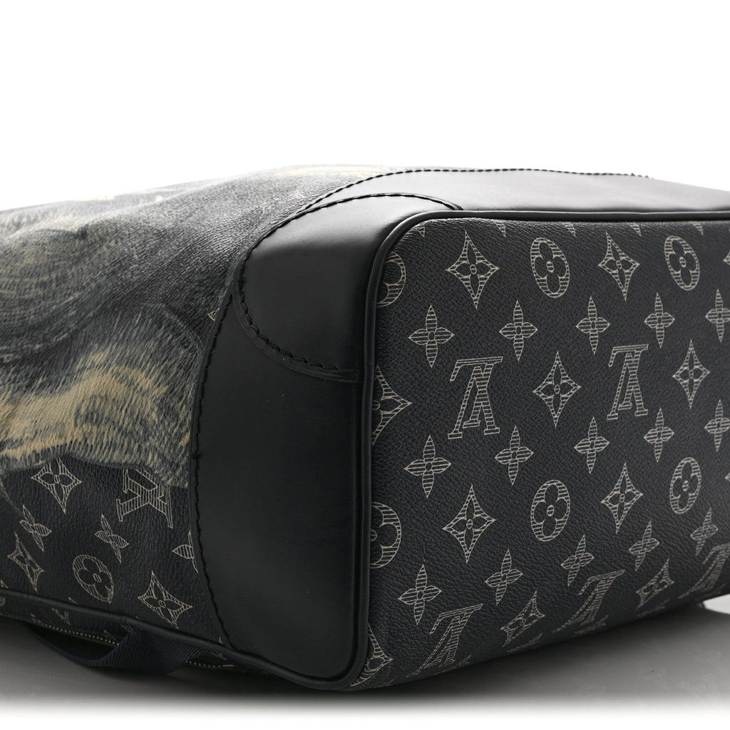 Louis Vuitton Savane Monogram Elephant Chapman Steamer Backpack Encre