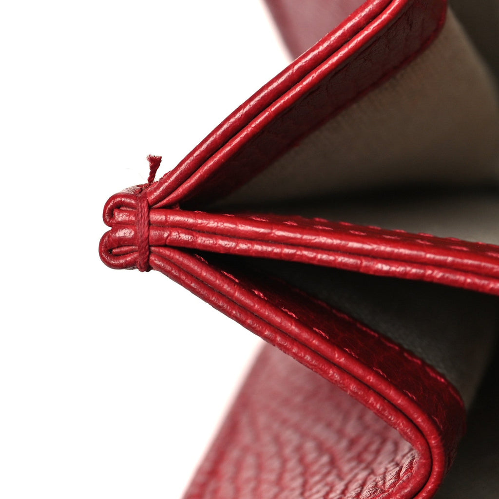 Gucci Dollar Calfskin Small Interlocking G Shoulder Bag Red