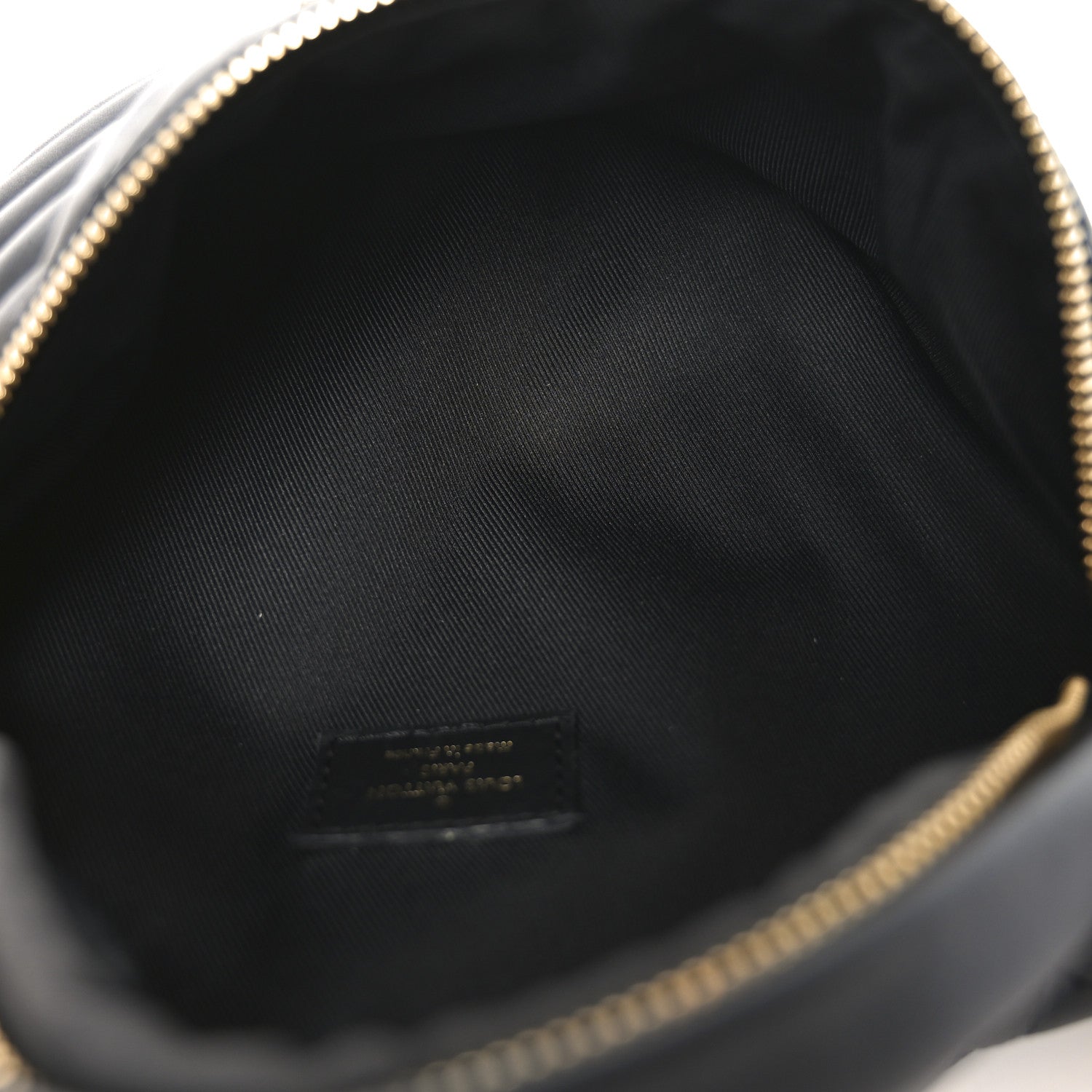 Louis Vuitton Calfskin Quilted New Wave Bumbag Black